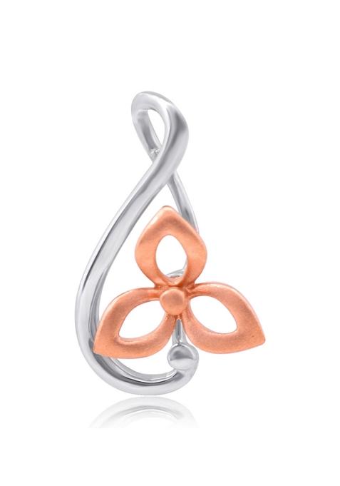 Indya X Senco Curving Bloom Twin Pendant