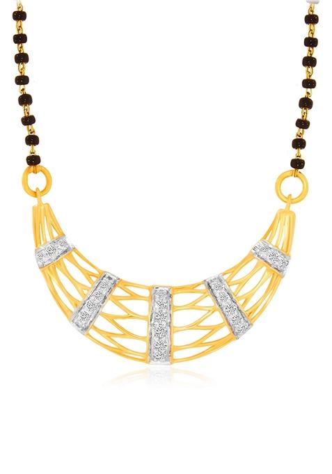 Indya X Senco Dazzling Hammock Diamond Mangalsutra