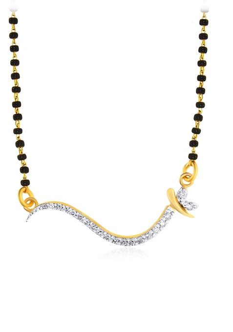 Indya X Senco Wave Of Glimmer Diamond Mangalsutra