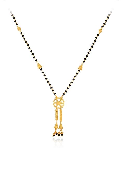 Indya X Senco Bloomed Artistry Gold Mangalsutra