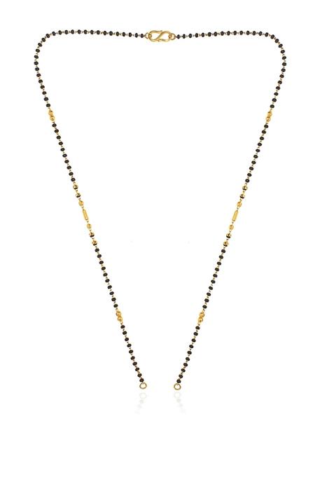 Indya X Senco Fashionable Fusion Gold Mangalsutra Chain