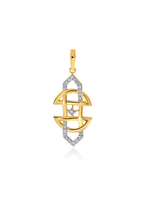 Indya X Senco Exquisite Charisma Diamond Pendant