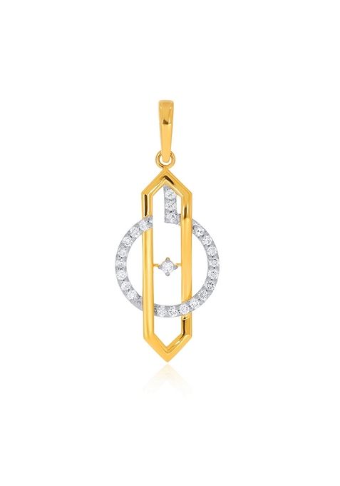 Indya X Senco Dazzling Sphere Diamond Pendant