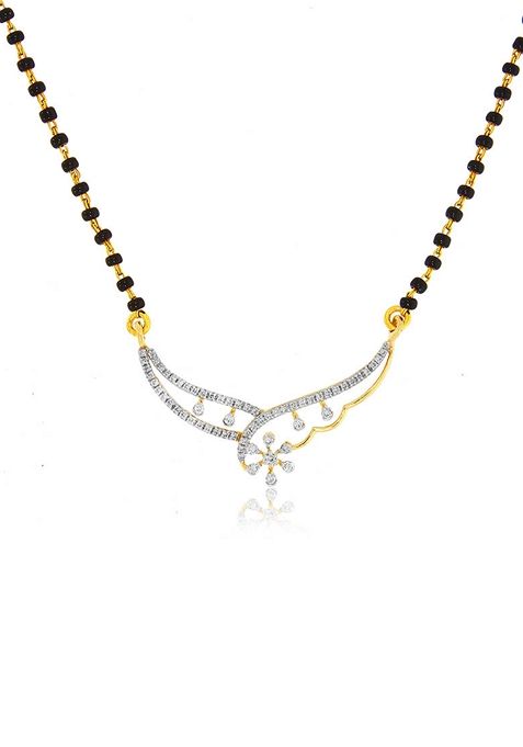 Indya X Senco Passionate Floret Diamond Mangalsutra