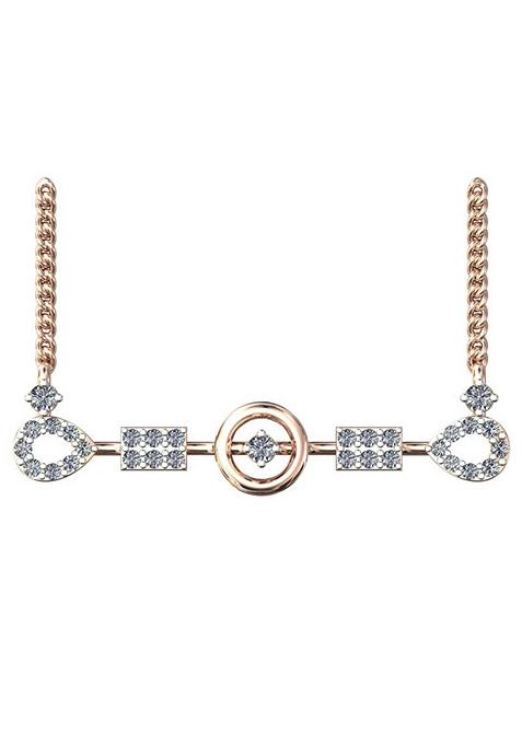 Indya X Senco Geometric Glitter Diamond Mangalsutra