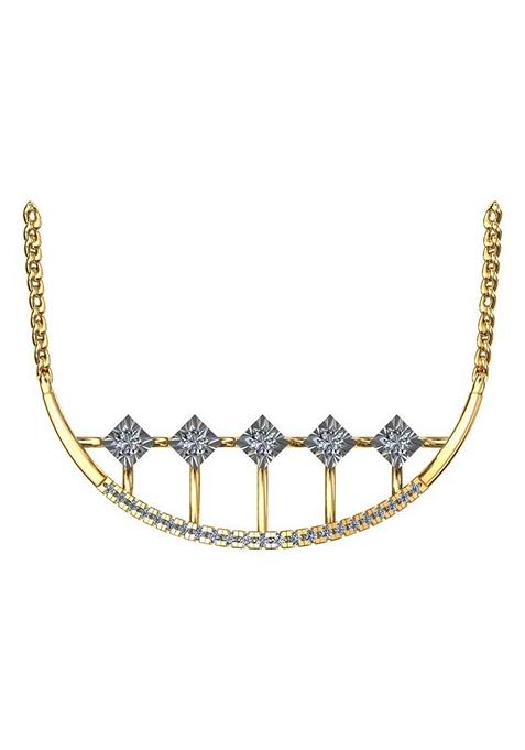 Indya X Senco Bridge Of Sparkle Diamond Mangalsutra