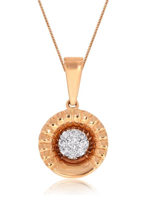 Indya X Senco Superior Glow Diamond Pendant