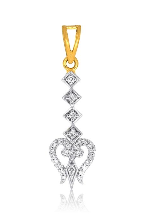 Indya X Senco Shiv Shakti Diamond Pendant