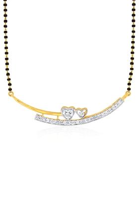 Indya X Senco Gold Radiant Love Duet Diamond Mangalsutra