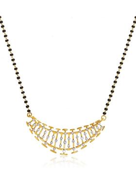 Indya X Senco Gold Summer Swing Diamond Mangalsutra