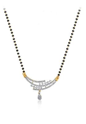 Indya X Senco Gold Radiant Fashion Diamond Mangalsutra