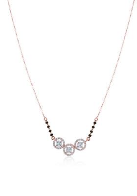 Indya X Senco Gold Sparkling Unity Diamond Mangalsutra