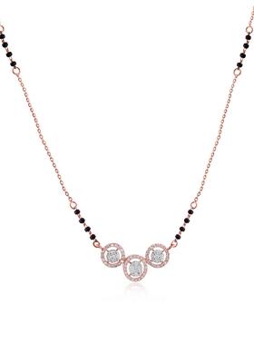 Indya X Senco Gold Spherical Connect Diamond Mangalsutra
