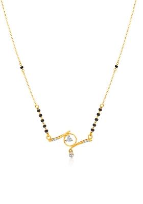 Indya X Senco Gold Pretty Connection Diamond Mangalsutra