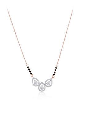 Indya X Senco Gold Harmonious Droplets Diamond Mangalsutra
