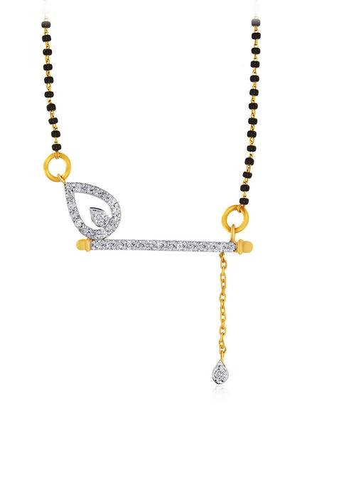 Indya X Senco Gold Melody of Krishna Diamond Mangalsutra