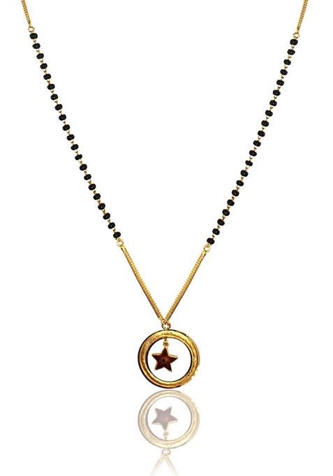 Indya X Senco Gold Twinkling Star Gold Mangalsutra