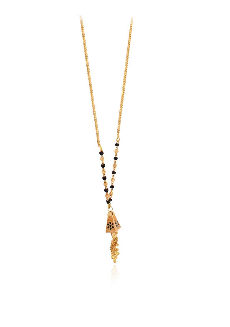 Indya X Senco Gold Floret Union Gold Mangalsutra