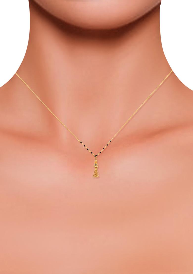 Indya X Senco Gold Floret Union Gold Mangalsutra