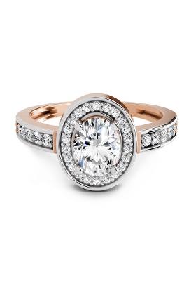 14Kt Rose Gold Lab Grown Diamond 1.1 Carat Oval Ring for Women