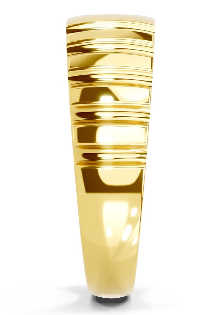 14Kt Yellow Gold Lab Grown Diamond 1 Carat Round Solitaire Diamond Ring