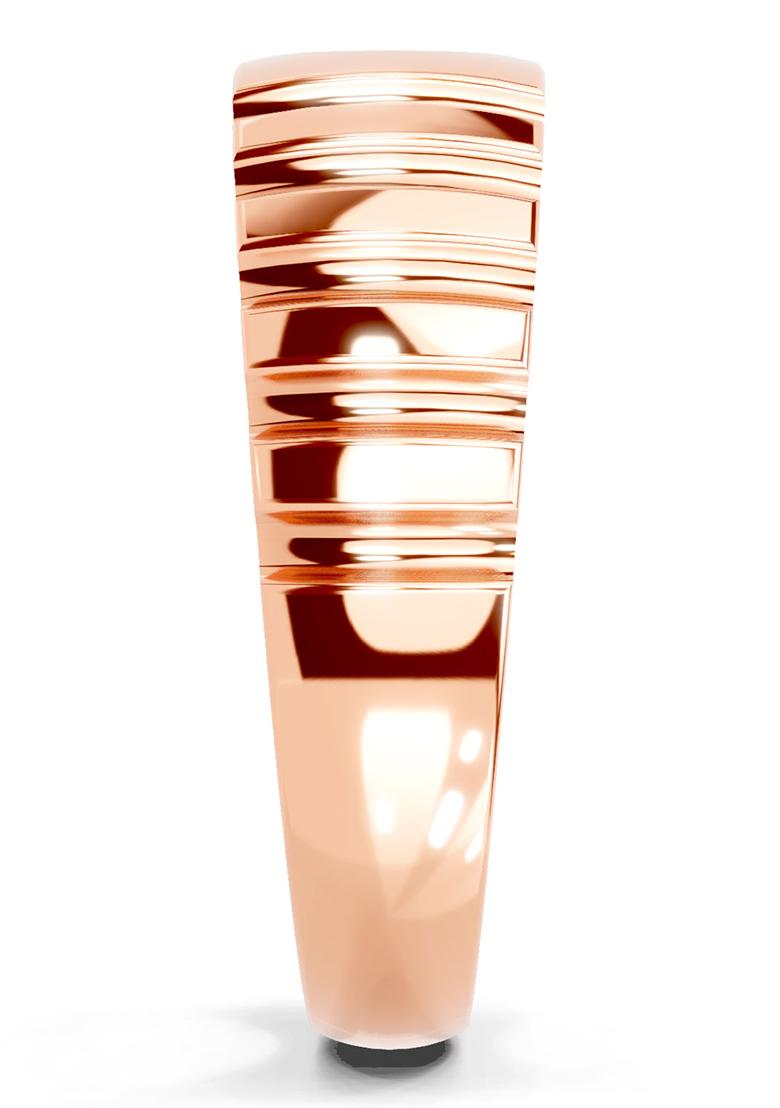 14Kt Rose Gold Lab Grown Diamond 1 Carat Round Solitaire Diamond Ring