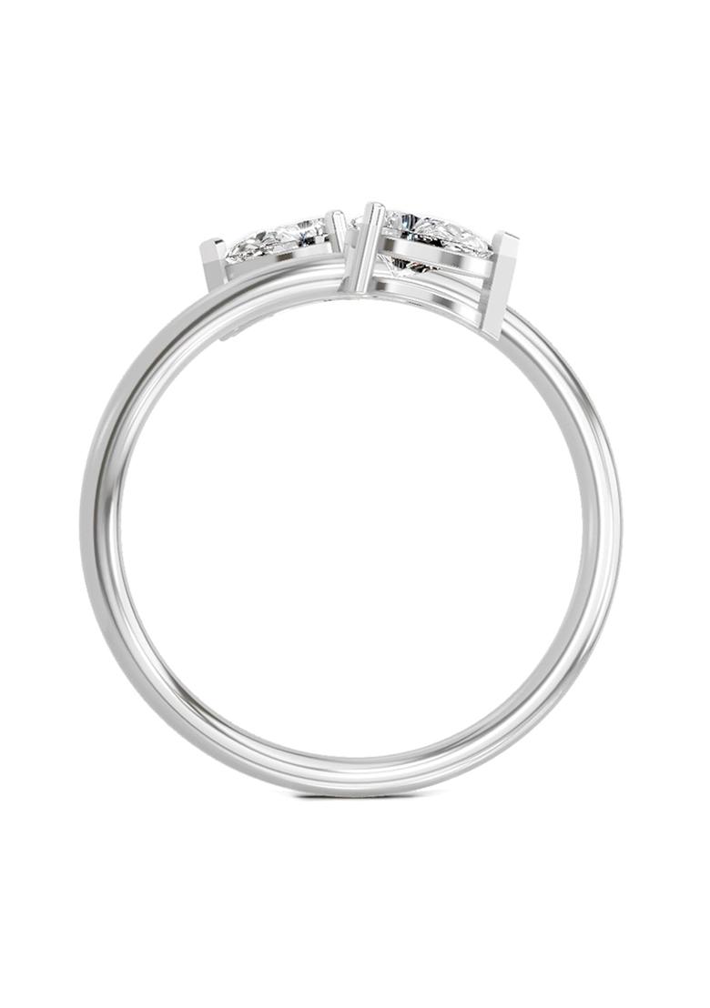 14Kt White Gold Solitaire Lab Grown Diamond Ring For Women