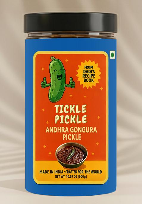 Andhra Gongura Pickle - With Garlic 10.59 oz (300 g)