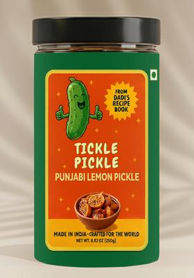 Punjabi Lemon Pickle - Tangy & Authentic 8.82 oz (250 g)