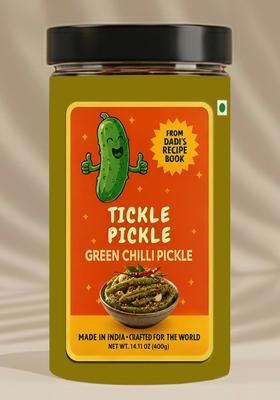 Green Chilli Pickle - Teekhi & Spicy 14.11 oz (400 g)