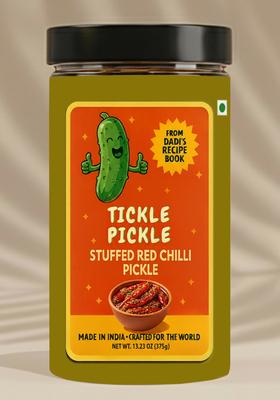 Premium Stuffed Red Chilli Pickle - Gold Label 13.23 oz (375 g)