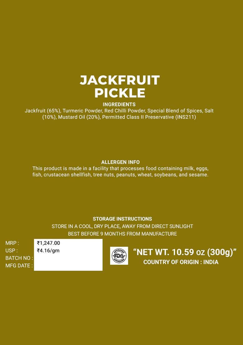 Jackfruit Pickle - Kathal Homemade 10.59 oz (300 g) - Indya