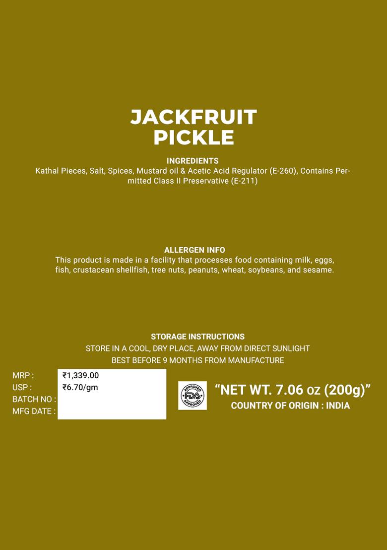 Jackfruit Pickle - Gourmet Style 7.06 oz (200 g) - Indya