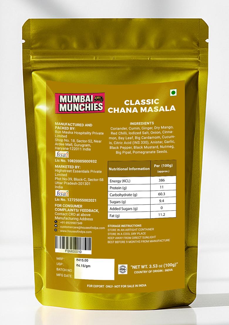 Classic Chana Masala 3.53 oz (100 g) - Indya