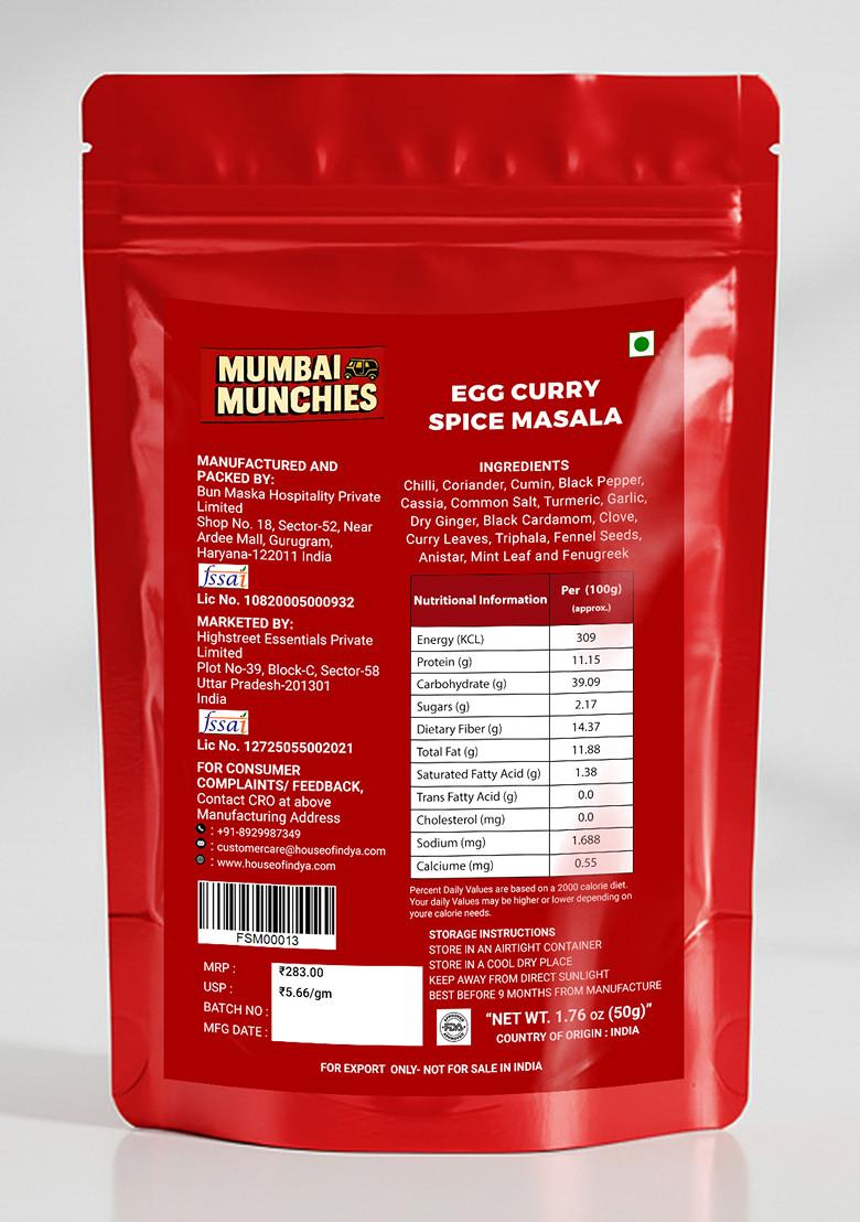 Egg Curry Spice Masala 1.76 oz (50 g) - Indya