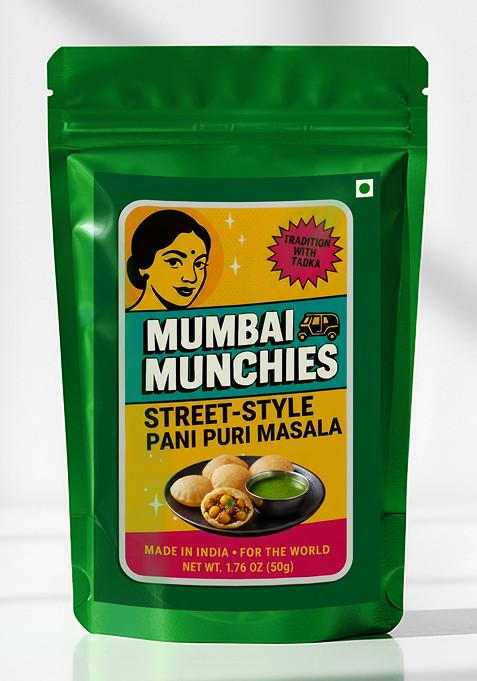 Street Style Pani Puri Masala 1.76 oz (50 g)
