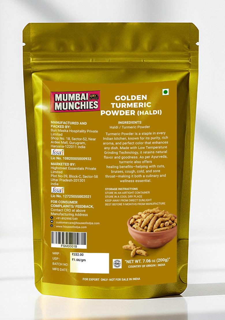 Golden Turmeric Powder (Haldi) 7.06 oz (200 g) - Indya