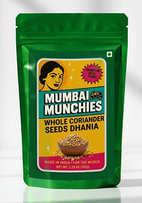 Whole Coriander Seeds (Dhania) 5.29 oz (150 g)