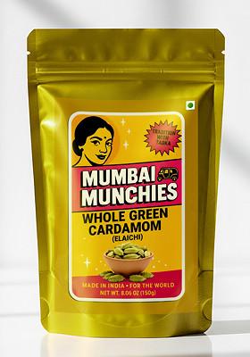 Whole Green Cardamom (Elaichi) 1.76 oz (50 g)