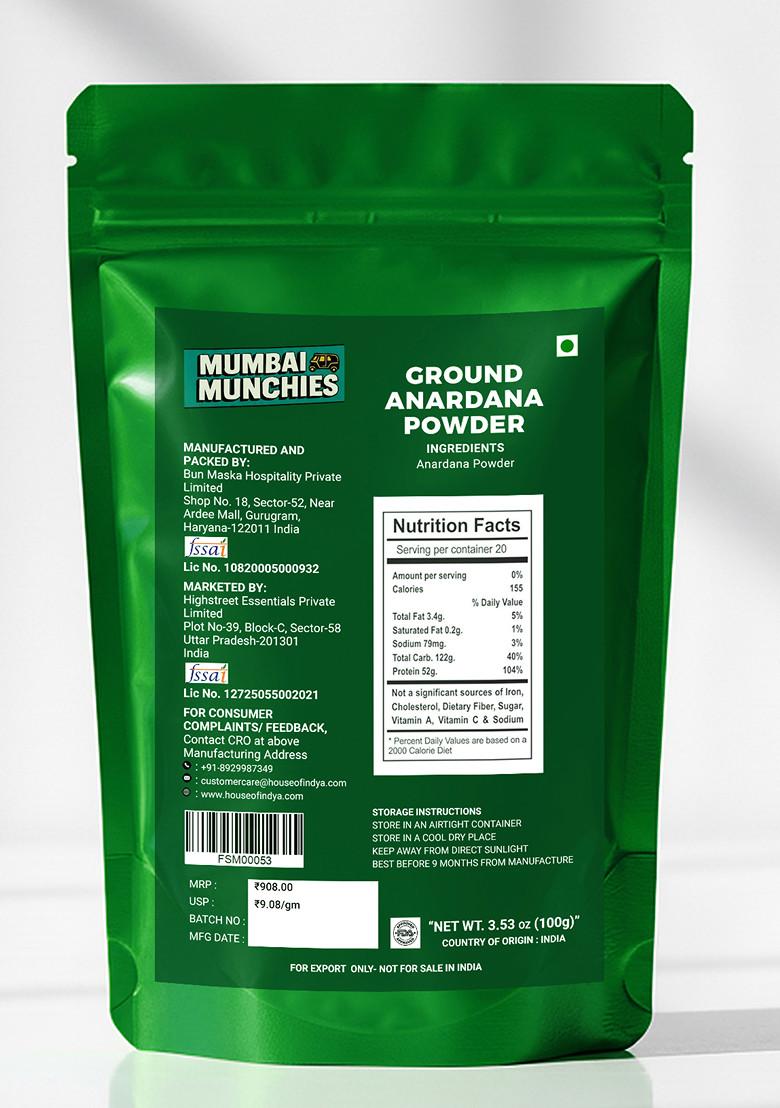Ground Anardana Powder 3.53 oz (100 g) - Indya