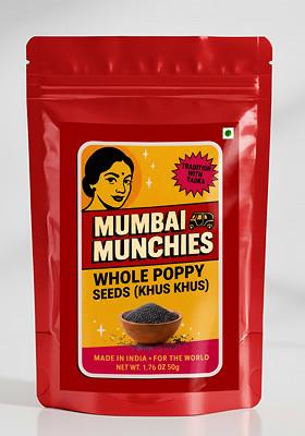 Whole Poppy Seeds (Khus Khus) 1.76 oz (50 g)