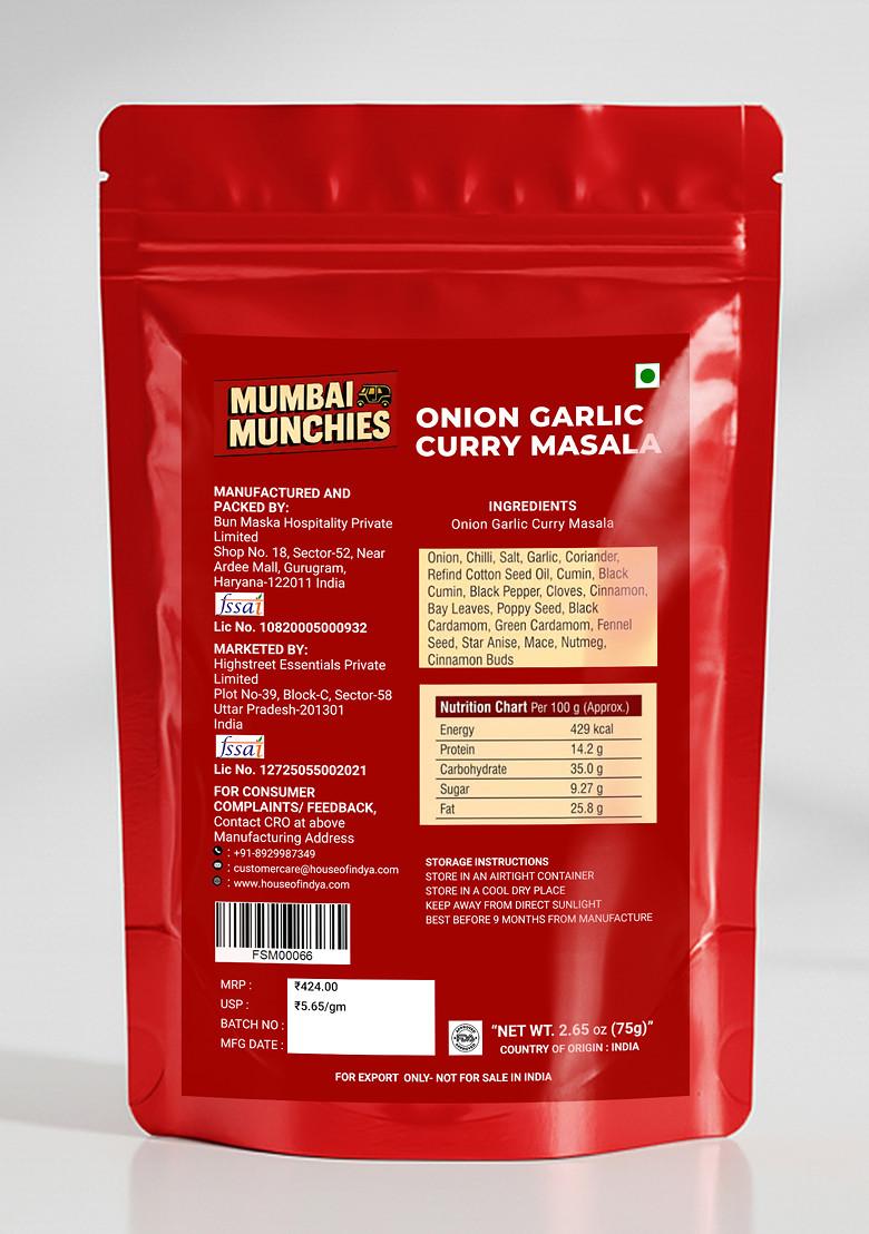 Onion Garlic Curry Masala 2.65 oz (75 g) - Indya
