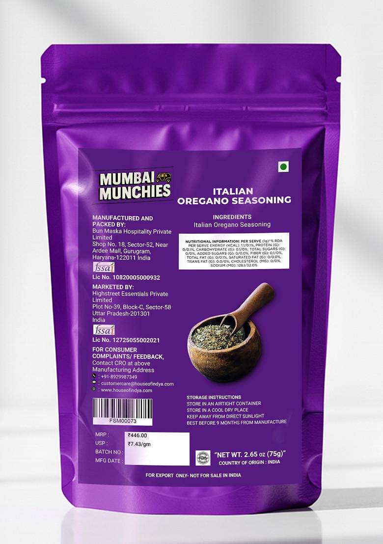 Italian Oregano Seasoning 2.65 oz (75 g) - Indya
