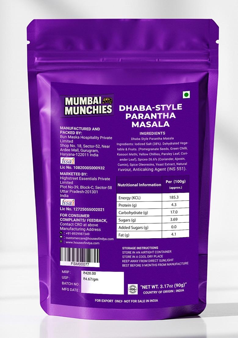Dhaba Style Parantha Masala 3.18 oz (90 g) - Indya