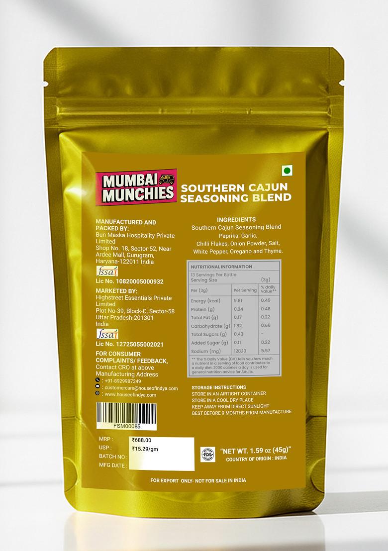 Southern Cajun Seasoning Blend 1.59 oz (45 g) - Indya