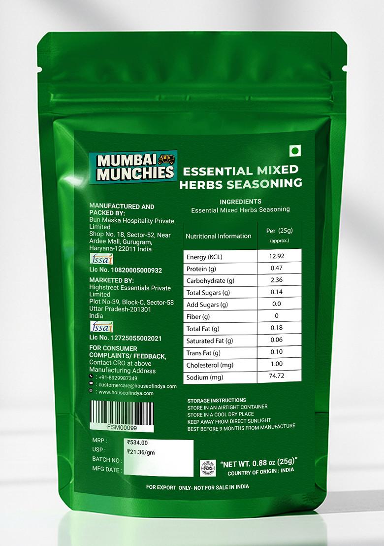 Essential Mixed Herbs Seasoning 0.88 oz (25 g) - Indya