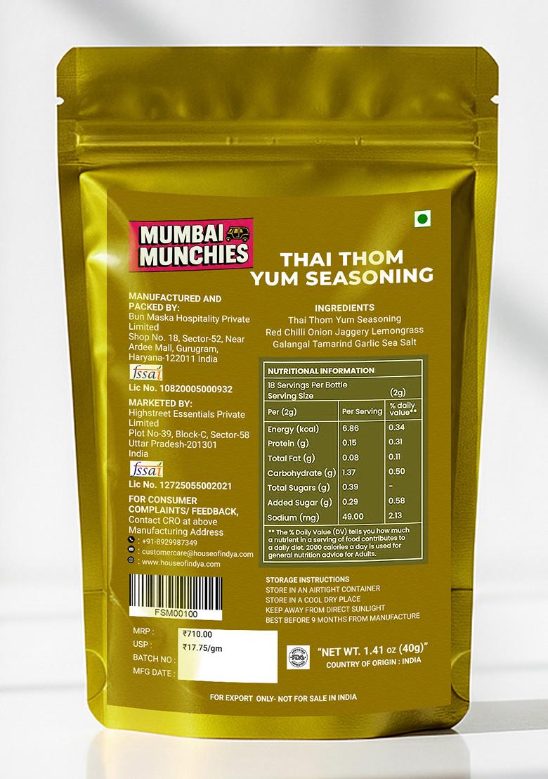 Thai Tom Yum Seasoning 1.41 oz (40 g) - Indya