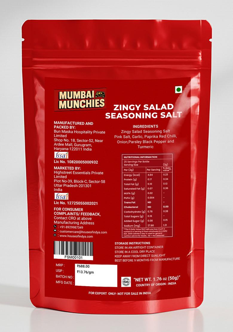 Zingy Salad Seasoning Salt 1.76 oz (50 g) - Indya