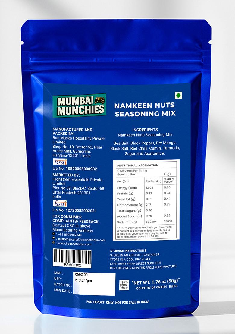Namkeen Nuts Seasoning Mix 1.76 oz (50 g) - Indya