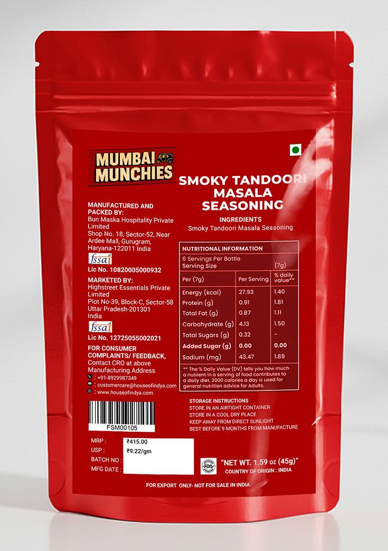 Smoky Tandoori Masala Seasoning 1.59 oz (45 g) - Indya